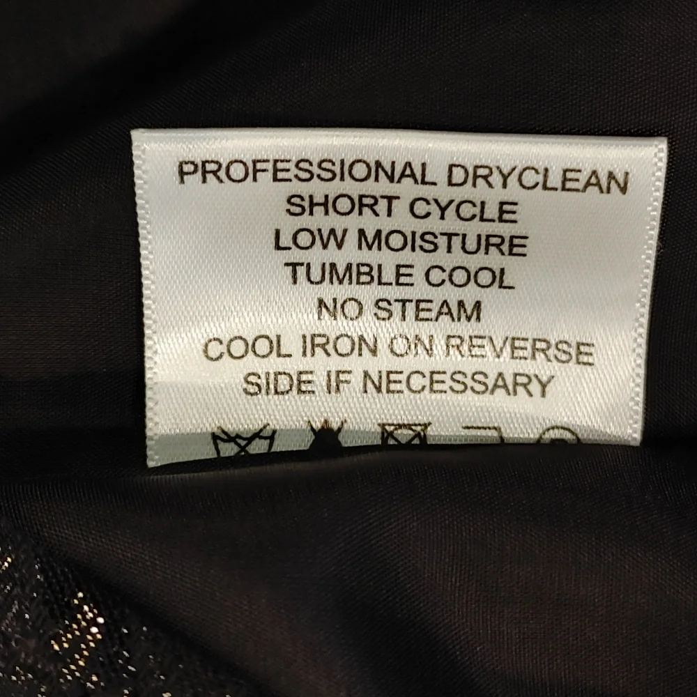 TORY BURCH JACQUARD SKIRT, BLACK 2 - Picture 7 of 8